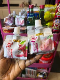 Mini jelly fruit drink